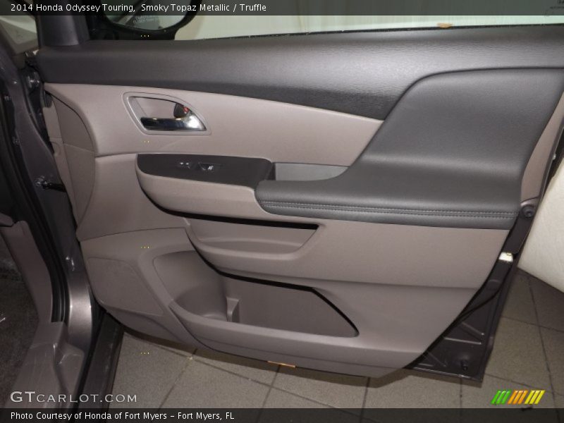 Smoky Topaz Metallic / Truffle 2014 Honda Odyssey Touring