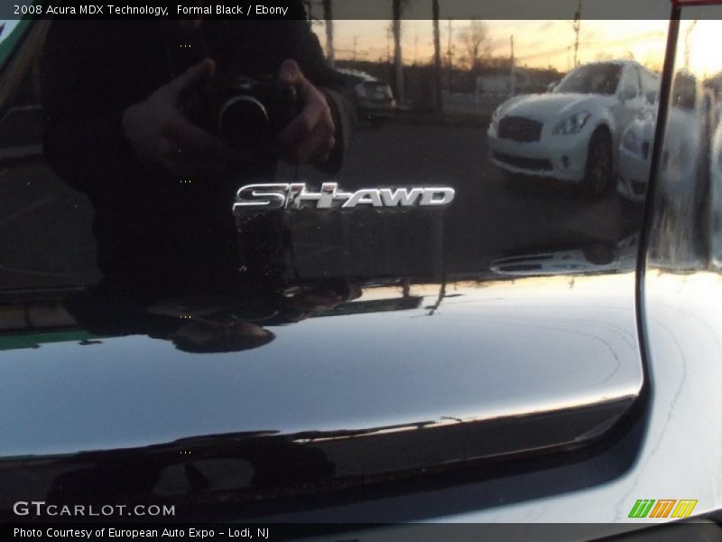 Formal Black / Ebony 2008 Acura MDX Technology