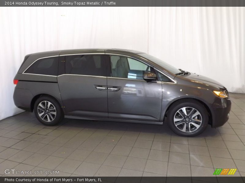 Smoky Topaz Metallic / Truffle 2014 Honda Odyssey Touring