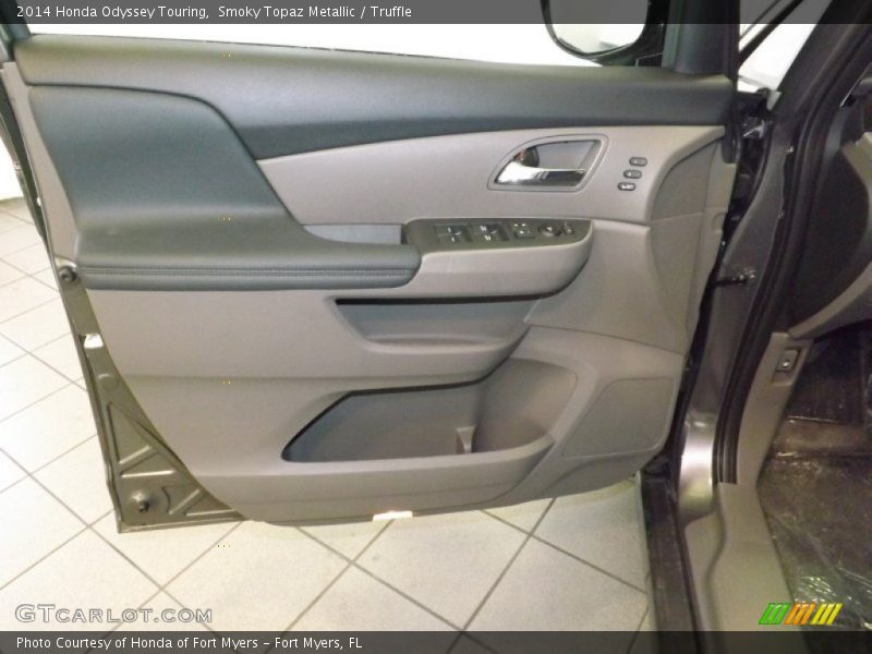 Smoky Topaz Metallic / Truffle 2014 Honda Odyssey Touring