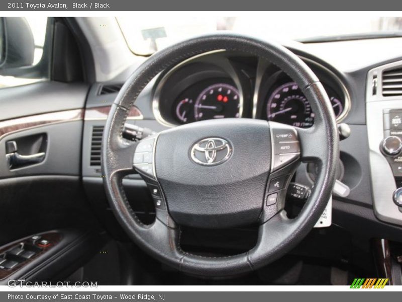 Black / Black 2011 Toyota Avalon