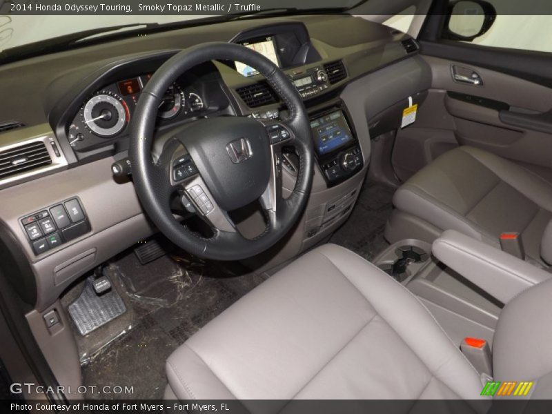 Truffle Interior - 2014 Odyssey Touring 