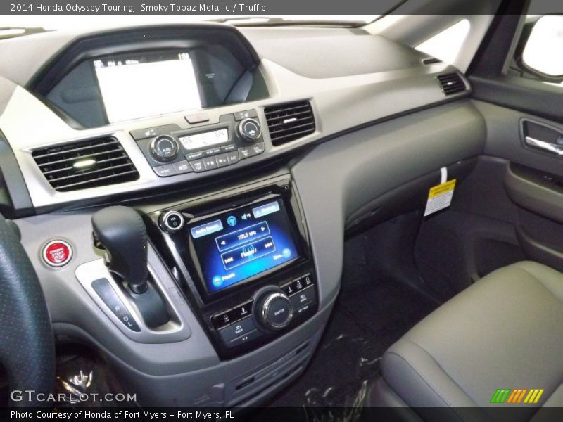 Smoky Topaz Metallic / Truffle 2014 Honda Odyssey Touring