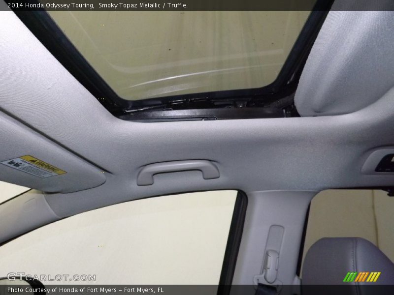 Smoky Topaz Metallic / Truffle 2014 Honda Odyssey Touring