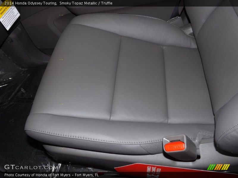 Smoky Topaz Metallic / Truffle 2014 Honda Odyssey Touring