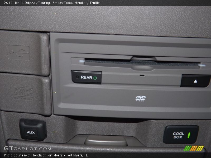 Smoky Topaz Metallic / Truffle 2014 Honda Odyssey Touring