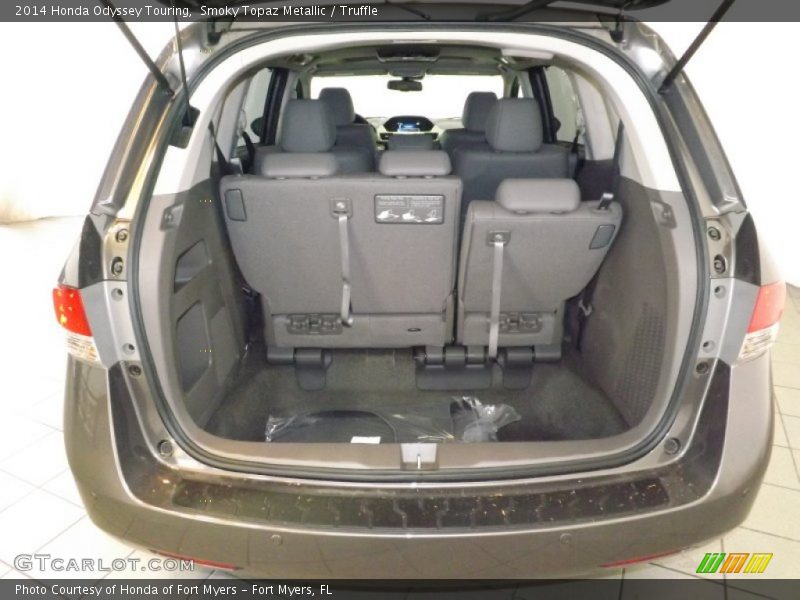 Smoky Topaz Metallic / Truffle 2014 Honda Odyssey Touring