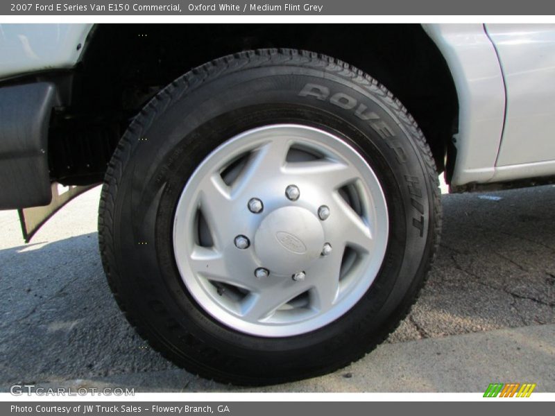 Oxford White / Medium Flint Grey 2007 Ford E Series Van E150 Commercial