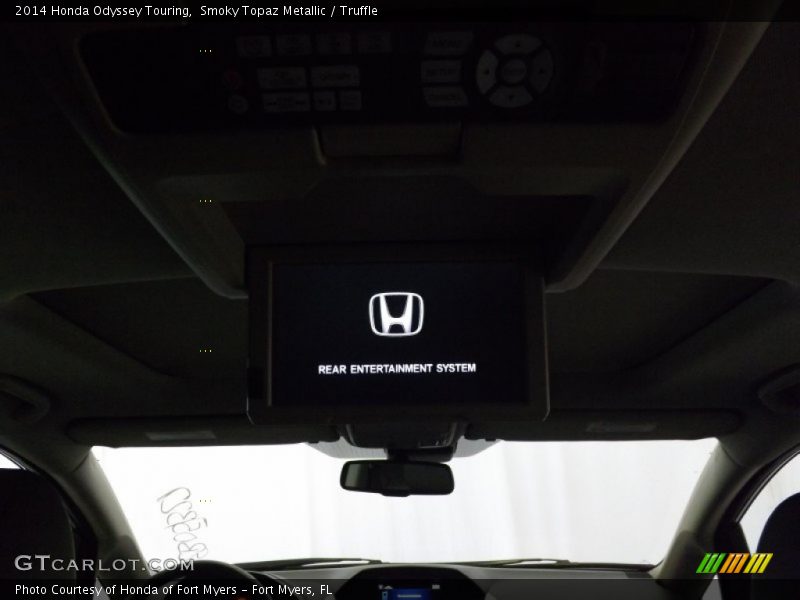 Smoky Topaz Metallic / Truffle 2014 Honda Odyssey Touring