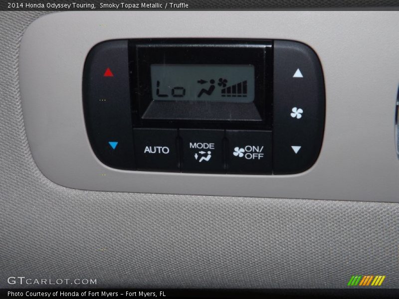 Smoky Topaz Metallic / Truffle 2014 Honda Odyssey Touring