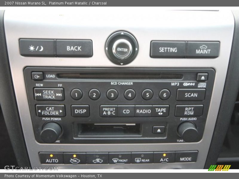 Platinum Pearl Matallic / Charcoal 2007 Nissan Murano SL