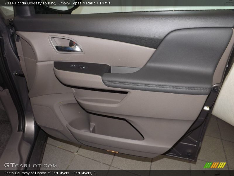 Smoky Topaz Metallic / Truffle 2014 Honda Odyssey Touring