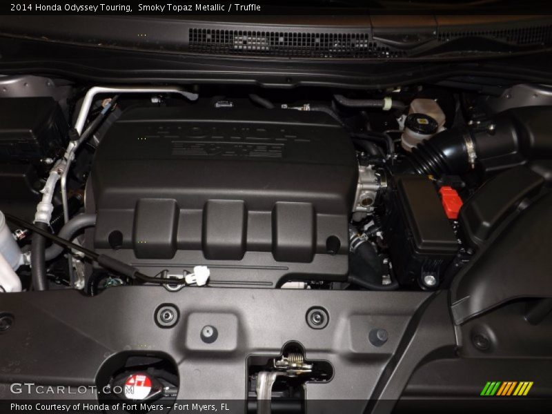 Smoky Topaz Metallic / Truffle 2014 Honda Odyssey Touring