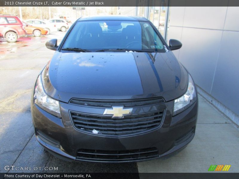 Cyber Gray Metallic / Jet Black 2013 Chevrolet Cruze LT