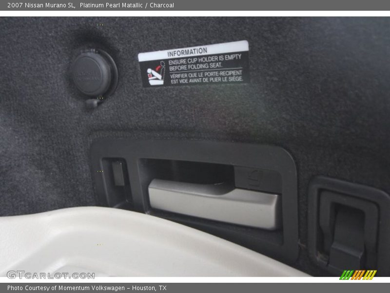 Platinum Pearl Matallic / Charcoal 2007 Nissan Murano SL