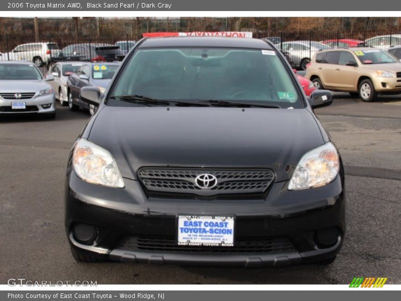 Black Sand Pearl / Dark Gray 2006 Toyota Matrix AWD