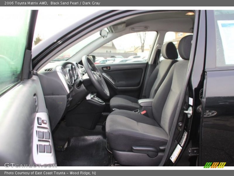 Black Sand Pearl / Dark Gray 2006 Toyota Matrix AWD