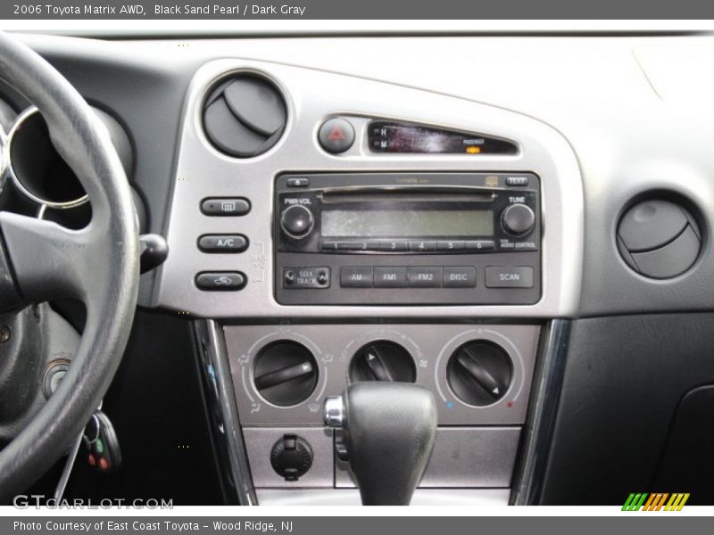 Black Sand Pearl / Dark Gray 2006 Toyota Matrix AWD