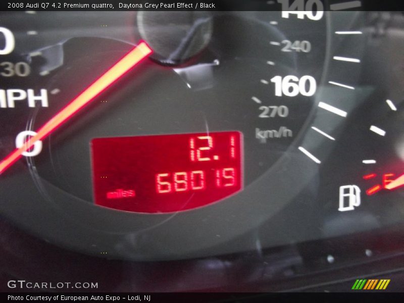 Daytona Grey Pearl Effect / Black 2008 Audi Q7 4.2 Premium quattro