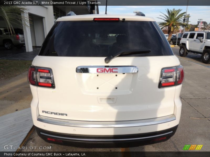 White Diamond Tricoat / Light Titanium 2013 GMC Acadia SLT