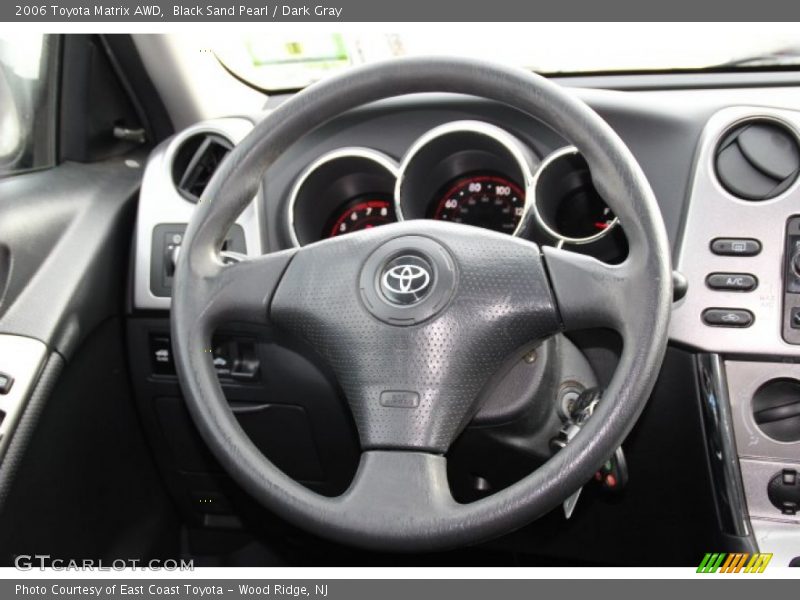 Black Sand Pearl / Dark Gray 2006 Toyota Matrix AWD
