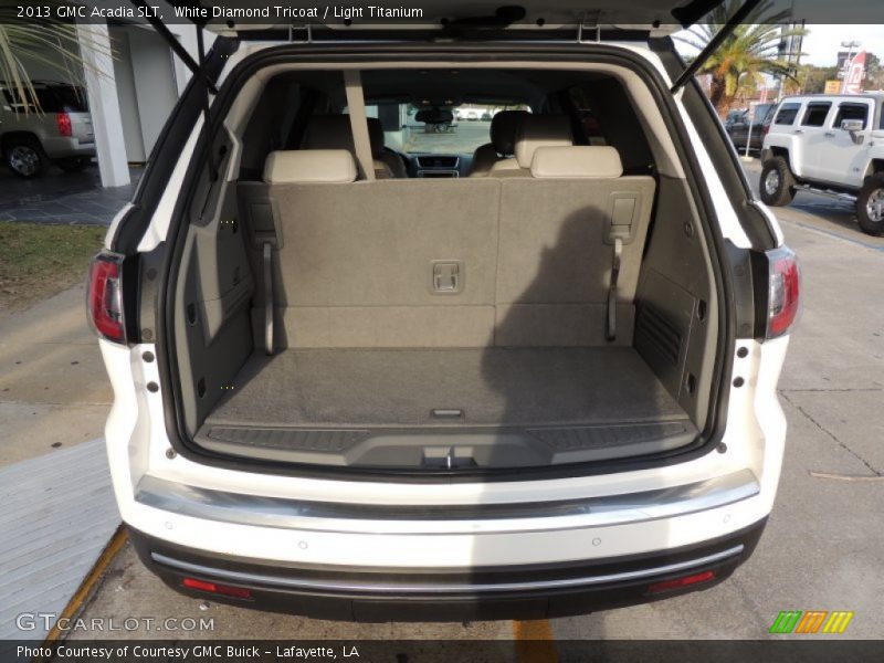 White Diamond Tricoat / Light Titanium 2013 GMC Acadia SLT