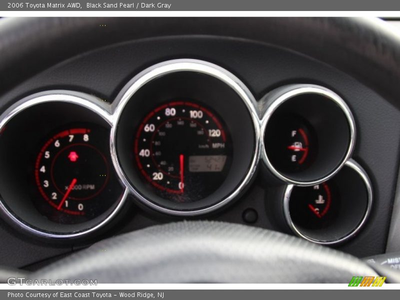 Black Sand Pearl / Dark Gray 2006 Toyota Matrix AWD