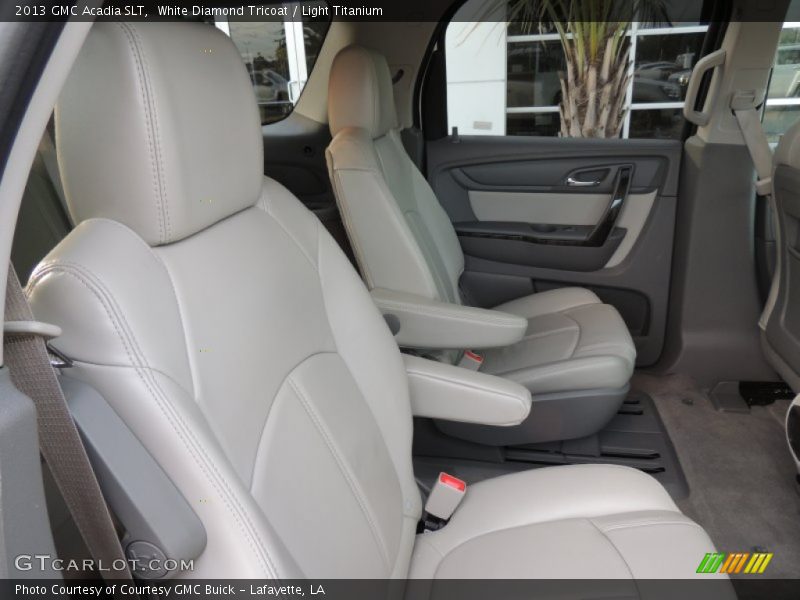 White Diamond Tricoat / Light Titanium 2013 GMC Acadia SLT