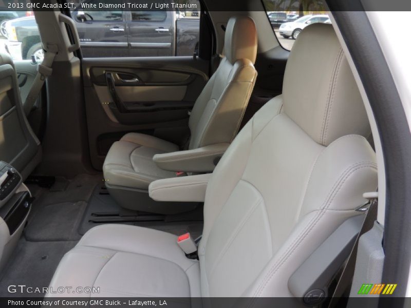 White Diamond Tricoat / Light Titanium 2013 GMC Acadia SLT