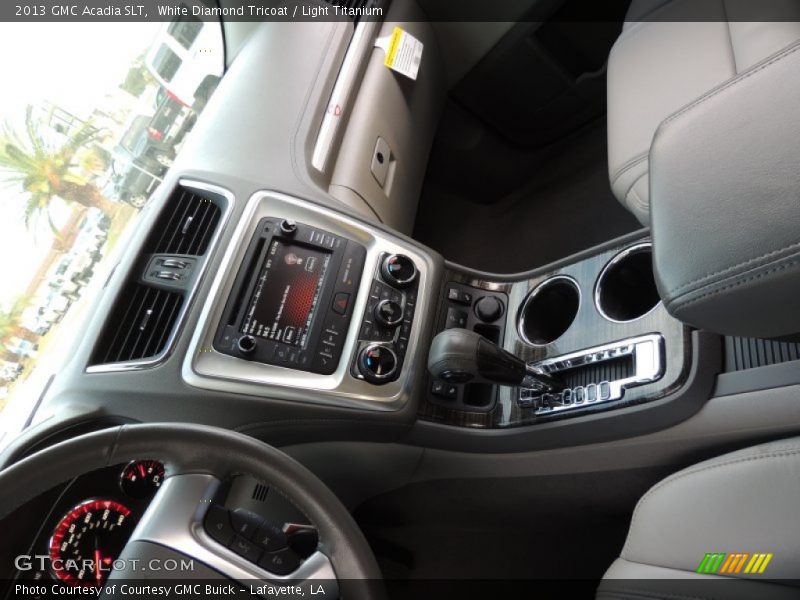White Diamond Tricoat / Light Titanium 2013 GMC Acadia SLT