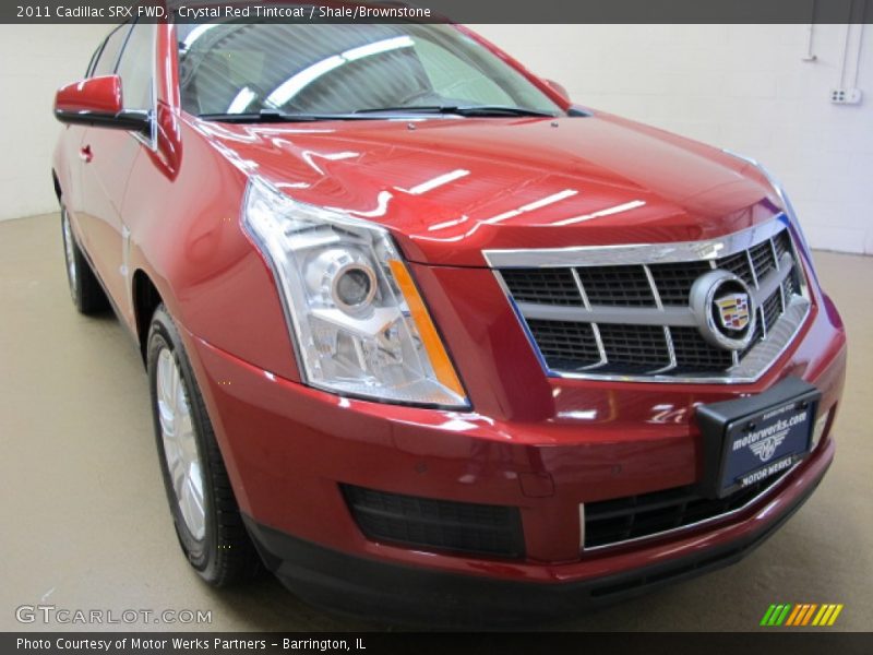 Crystal Red Tintcoat / Shale/Brownstone 2011 Cadillac SRX FWD