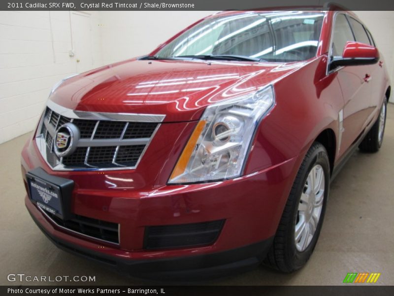 Crystal Red Tintcoat / Shale/Brownstone 2011 Cadillac SRX FWD