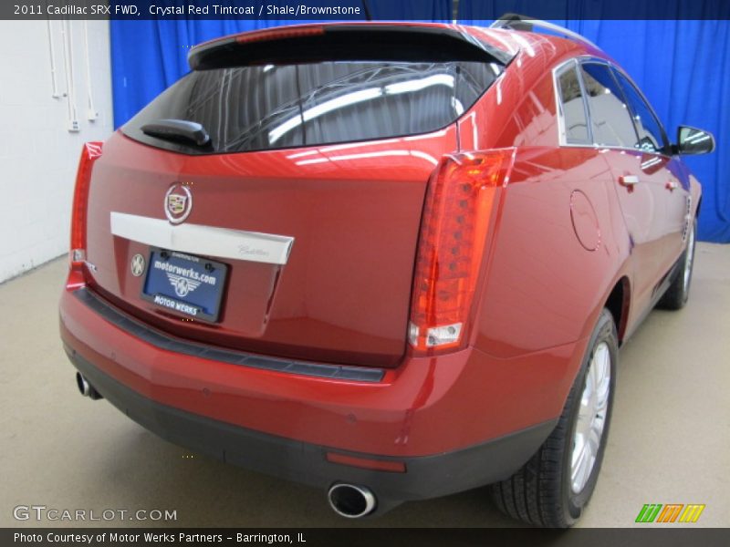 Crystal Red Tintcoat / Shale/Brownstone 2011 Cadillac SRX FWD