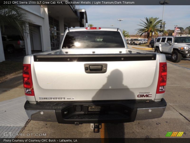 Quicksilver Metallic / Light Titanium/Dark Titanium 2013 GMC Sierra 1500 SLT Crew Cab 4x4