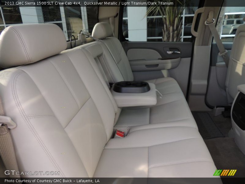 Quicksilver Metallic / Light Titanium/Dark Titanium 2013 GMC Sierra 1500 SLT Crew Cab 4x4