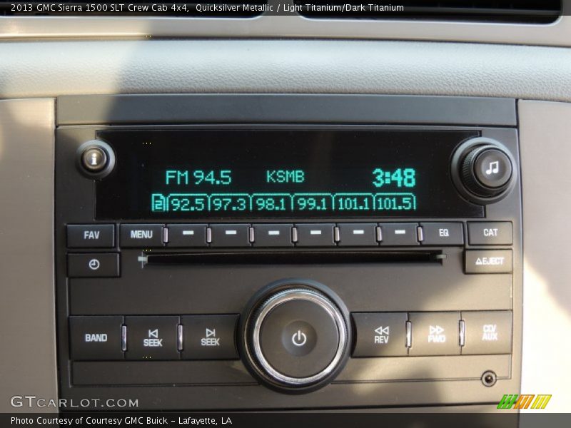 Quicksilver Metallic / Light Titanium/Dark Titanium 2013 GMC Sierra 1500 SLT Crew Cab 4x4