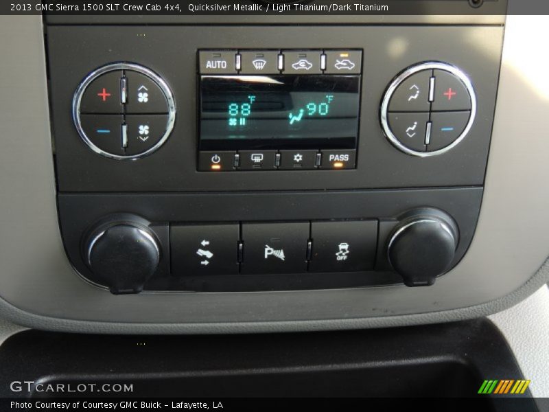 Quicksilver Metallic / Light Titanium/Dark Titanium 2013 GMC Sierra 1500 SLT Crew Cab 4x4