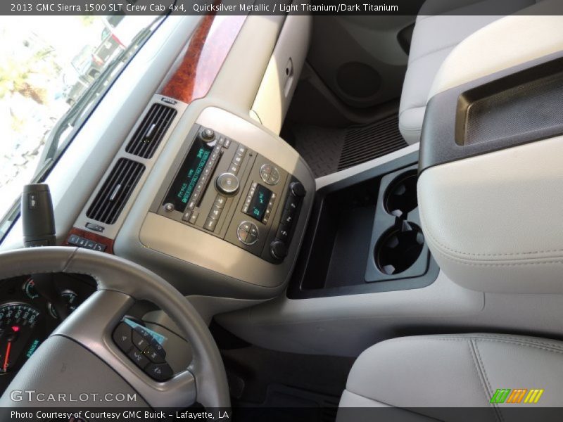 Quicksilver Metallic / Light Titanium/Dark Titanium 2013 GMC Sierra 1500 SLT Crew Cab 4x4
