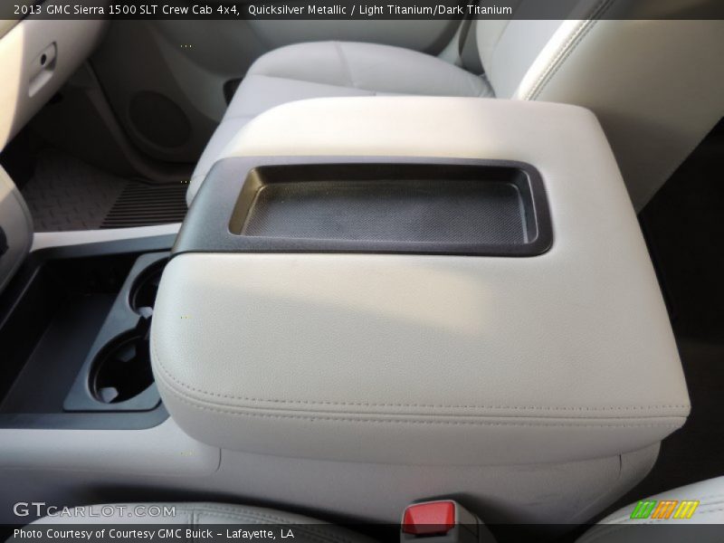 Quicksilver Metallic / Light Titanium/Dark Titanium 2013 GMC Sierra 1500 SLT Crew Cab 4x4