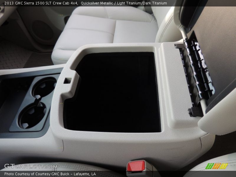 Quicksilver Metallic / Light Titanium/Dark Titanium 2013 GMC Sierra 1500 SLT Crew Cab 4x4