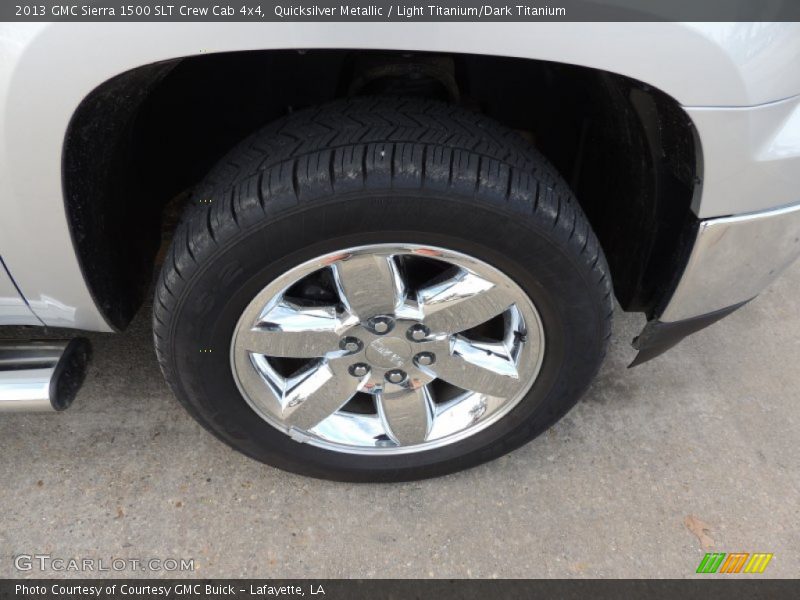 Quicksilver Metallic / Light Titanium/Dark Titanium 2013 GMC Sierra 1500 SLT Crew Cab 4x4