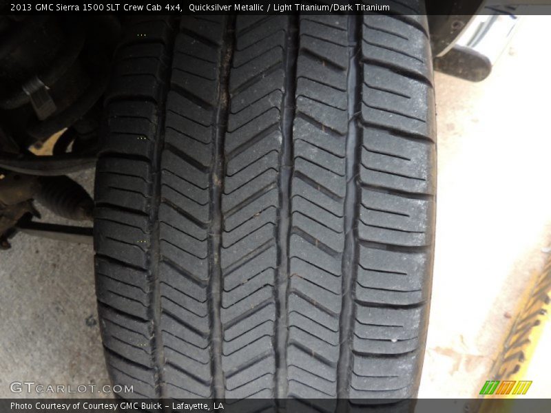 Quicksilver Metallic / Light Titanium/Dark Titanium 2013 GMC Sierra 1500 SLT Crew Cab 4x4