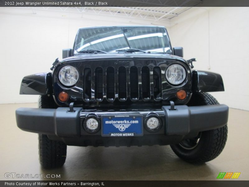 Black / Black 2012 Jeep Wrangler Unlimited Sahara 4x4