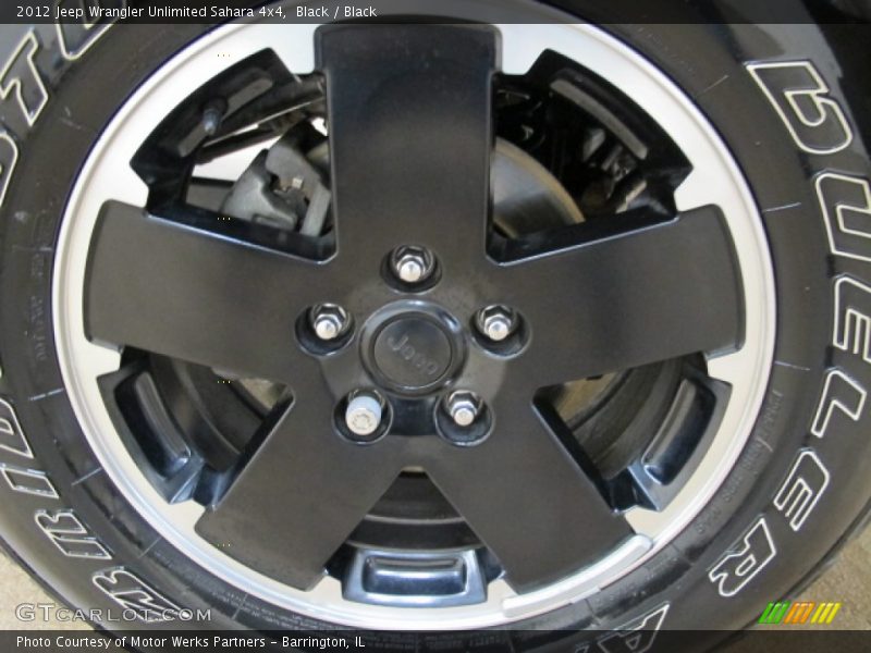 Black / Black 2012 Jeep Wrangler Unlimited Sahara 4x4