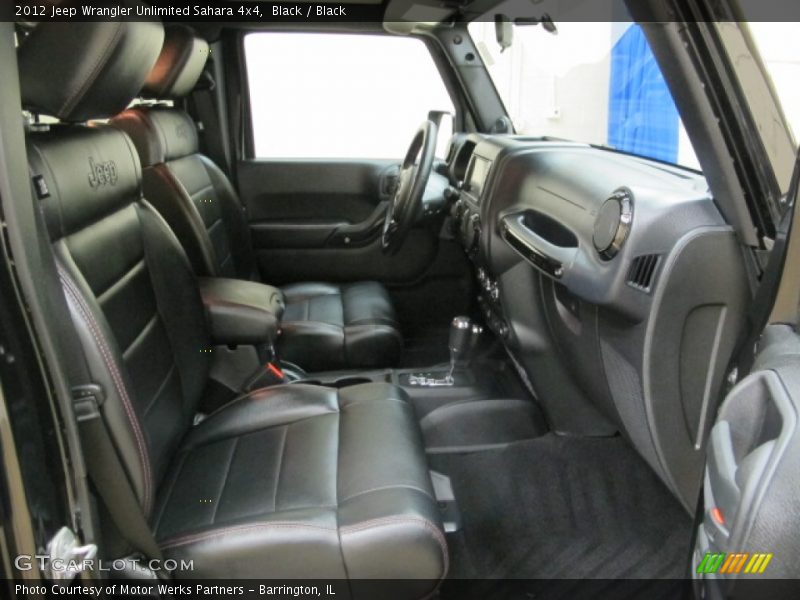 Black / Black 2012 Jeep Wrangler Unlimited Sahara 4x4