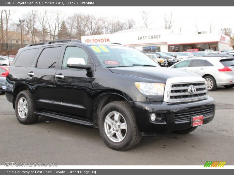 Black / Graphite 2008 Toyota Sequoia Limited 4WD