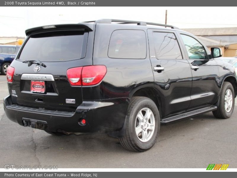 Black / Graphite 2008 Toyota Sequoia Limited 4WD