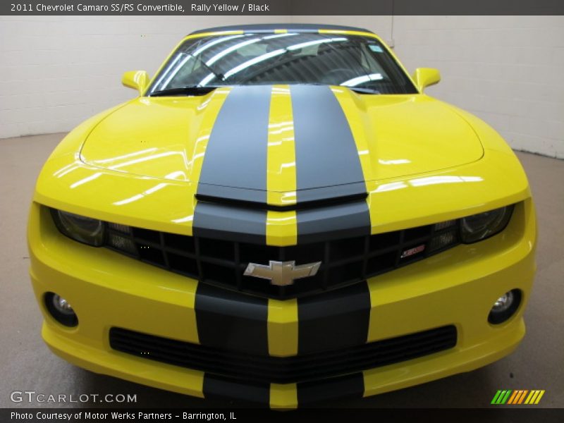 Rally Yellow / Black 2011 Chevrolet Camaro SS/RS Convertible