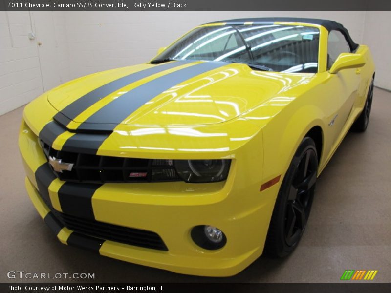 Rally Yellow / Black 2011 Chevrolet Camaro SS/RS Convertible