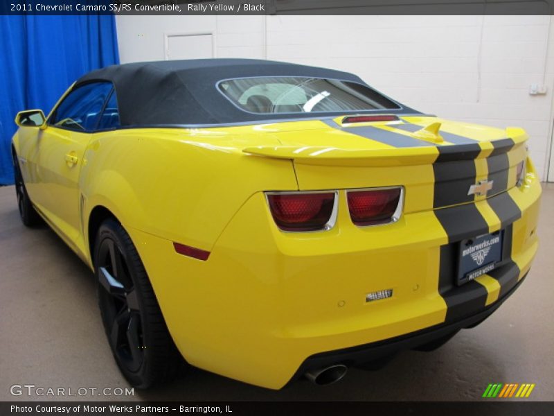 Rally Yellow / Black 2011 Chevrolet Camaro SS/RS Convertible